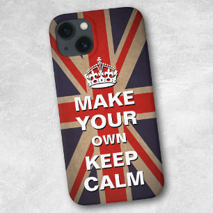 Mall för Lugn av behålla - Union Jack iphone cas