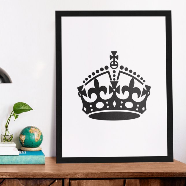 Mall för Lugnen Krona behålla Poster (Skapare uppladdad)