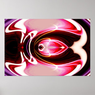 Mall för målning av Digital Art Abstrakt Poster ut