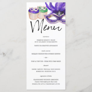 Mall för Mardi Gras Thned Menu