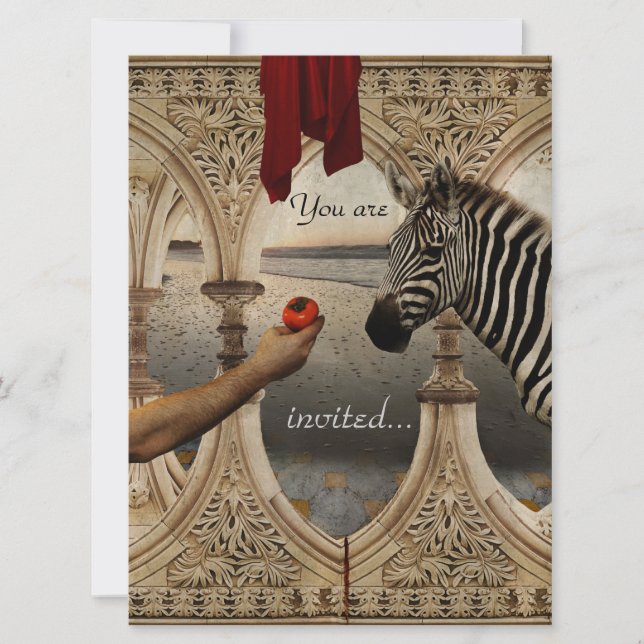 Mall för Masquerad/mardi-gras-inbjudan (Framsida)