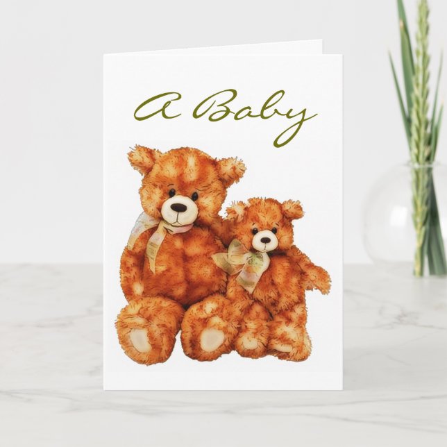 Mall för meddelande om baby vid födseln (Framsida)