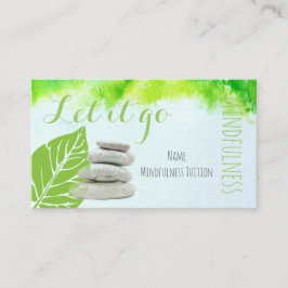 Mall för Mindness-visitkort Redigera båda sidor Visitkort