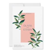 Mall för minimalistisk inbjudan och inbjudan till 