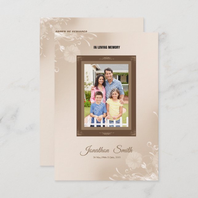 Mall för minnesfunktionellt program (Fram/baksida)