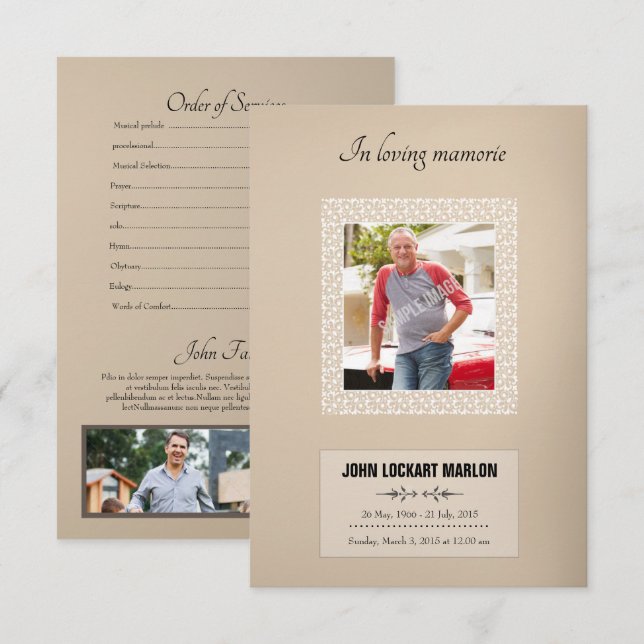 Mall för minneskort (Fram/baksida)