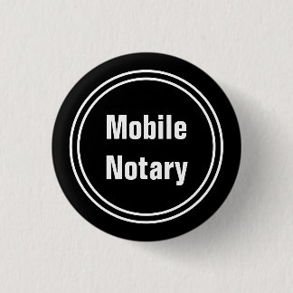 Mall för Mobile Notary Black and White Text-mall Knapp