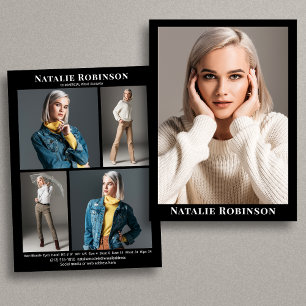 Mall för modell av fotoportfölj 5 - komp-kort