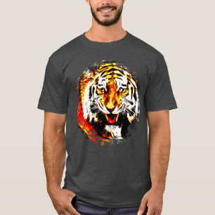 Mall för modern Elegant i Trendiget Tiger Head Mod T Shirt