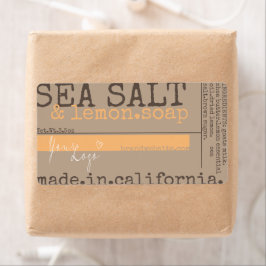 Mall för Modern Messy-Logotyp för soap-produktpake Fraktsedel