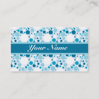 MALL FÖR MODERN POLKA DOT BUSINESS CARD VISITKORT
