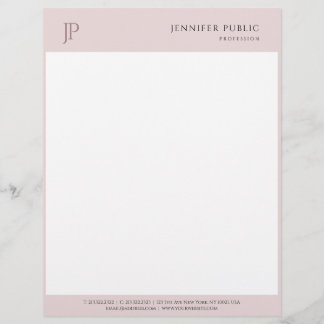 Mall för Monogram för elegant färgharmoni Brevhuvud