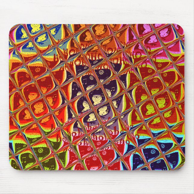 Mall för Mousepad-Vågrät Musmatta (Framsidan)