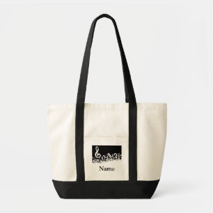 Mall för Music Teacher Tote Bag Tygkasse