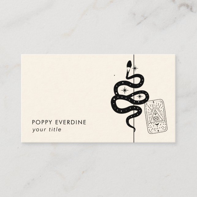 Mall för Mystic Celestial Business Card Visitkort (Framsida)