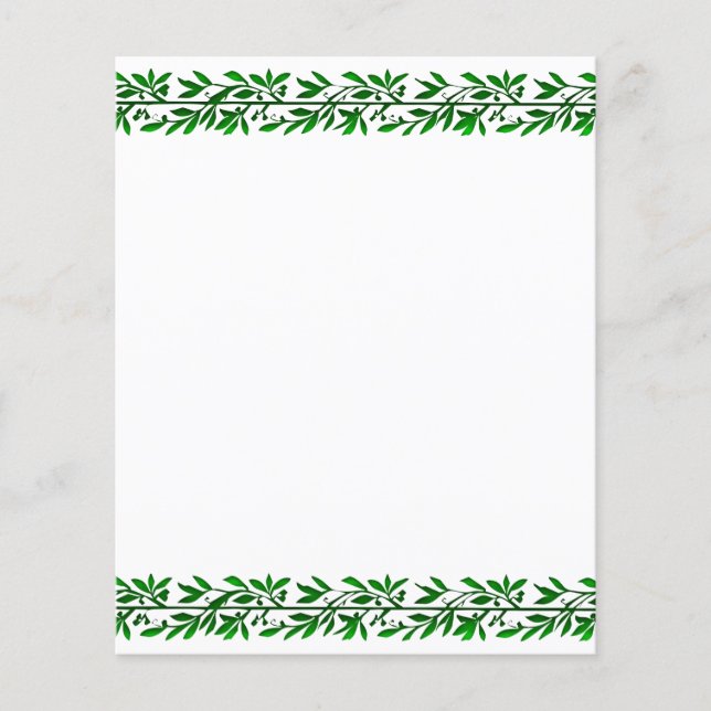 Mall för Olive Lövs Flyer (Framsidan)