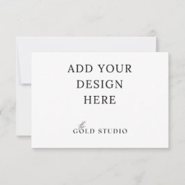 Mall för OSA av Bröllop-svarskort (3,5 x 5 tum)