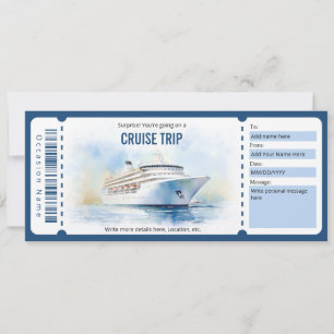 Mall för överraskande Frakt Cruise Biljett