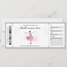 Mall för överraskning av Ballet Biljett Gift