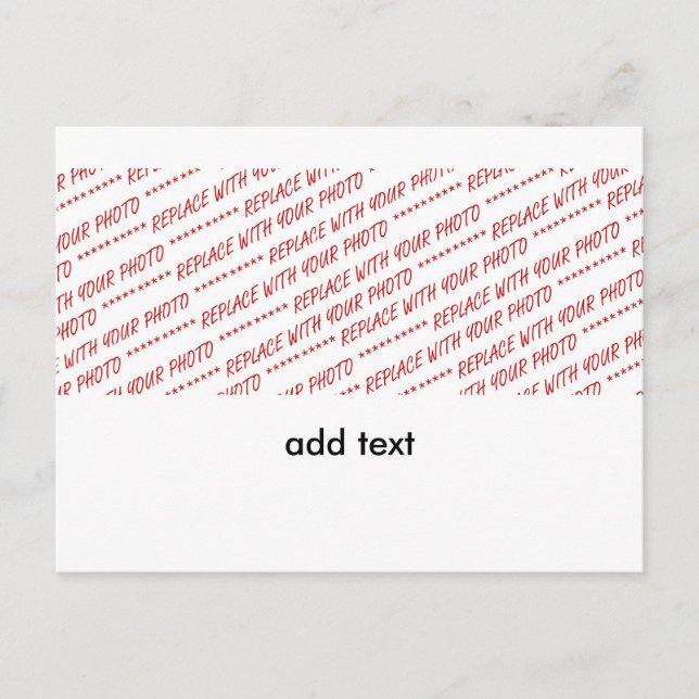 Mall för panoramiskt foto, gruppfoto eller klassfo vykort (Framsida)