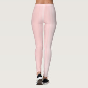 Mall för pastellljuspersika Rand Cute-Snyggt Leggings