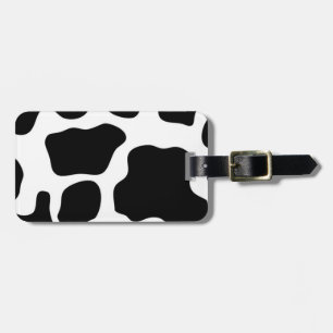 Mall för personlig Cowhide Design Luggage Tag-kod Bagagebricka