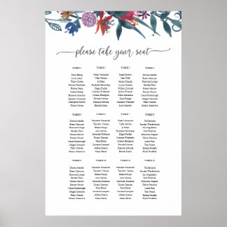 Mall för platsplan poster