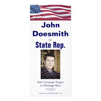 Mall för politiskt valpaket reklamkort