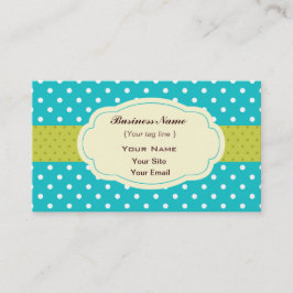 Mall för Polka dots-visitkort för Funky Visitkort