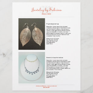 Mall för produktförsäljningsrad lakan i företagska reklamblad