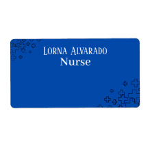 Mall för professionella sjuksköterskors visitkort