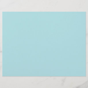 Mall för Pulver Blue Solid Färg Design (B0E0E6) Reklamblad