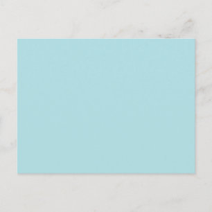 Mall för Pulver Blue Solid Färg Design (B0E0E6) Vykort