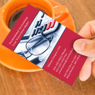 Mall för redovisning affärsvisitkort visitkort