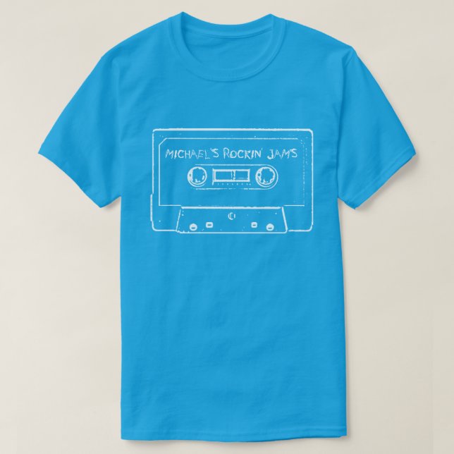 Mall för Rockin Sylt Tape Namn T-shirt (Design framsida)