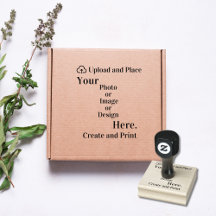 Mall för Rubber Frimärke Anpassad design