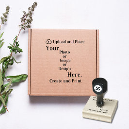 Mall för Rubber Frimärke Anpassad design Stämpel