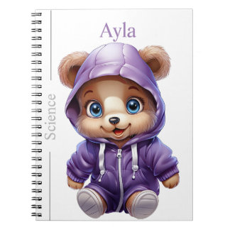 Mall för skolbarnsvänner Spiral Journal Anteckningsbok