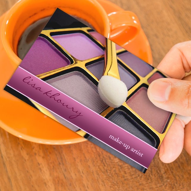 Mall för sminkartistens visitkort (Skapare uppladdad)