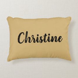 Mall för Solid Färg Namn Prydnadskudde