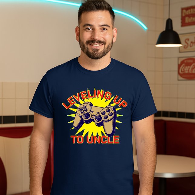 Mall för spelkontroller med nivåuppgradering  t shirt (Skapare uppladdad)
