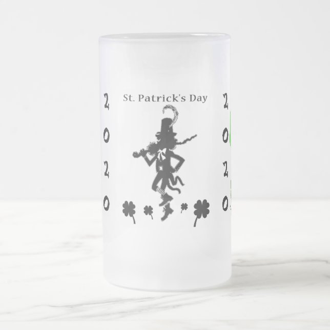 Mall för St patrick's day Beer Mugg (Center)