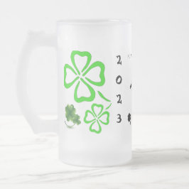Mall för St patrick's day Beer Mugg