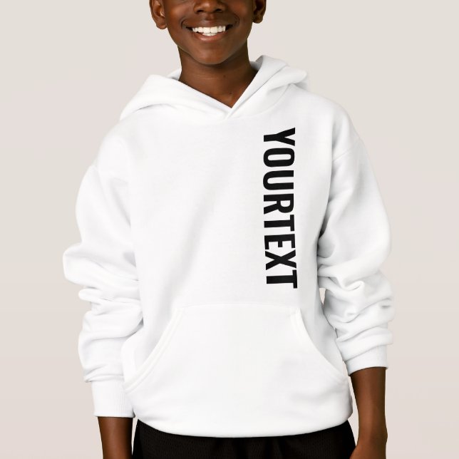 Mall för stora teckensnittstext, barnfack för utsk t shirt (Framsida)