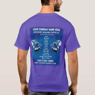 Mall för tryckströmsändring Tvättande strömbrytare T Shirt