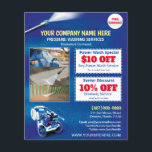 Mall för Tvättande av flygare med tryckstyrka Flygblad<br><div class="desc">Anpassa den här tryckningen tvättande (strömstvättande) flygplansmallens utformning till kostym för dina behov och ditt företag. Det här trycket tvättar visning för malltrycksläsare och bakgrund för vatten pärlor.</div>