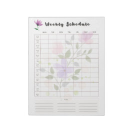 Mall för ultimat daglig studieplan anteckningsblock