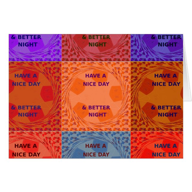 Mall för Vågrät av gratulationskort Hälsningskort (Framsidan Horizontal)