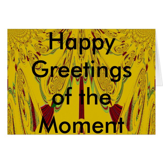 Mall för Vågrät av gratulationskort Hälsningskort (Framsidan Horizontal)