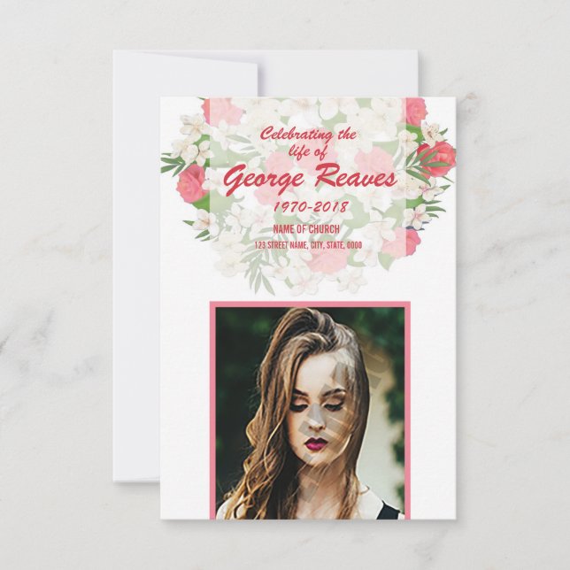 Mall för vanligt Prayer-kort (Framsida)